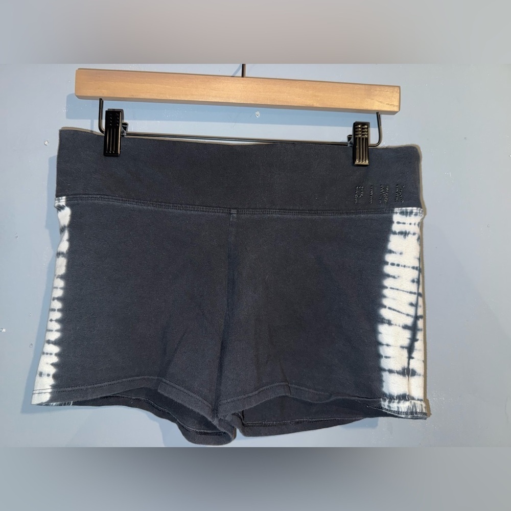 Victoria's Secret PINK Black and White Athletic Shorts